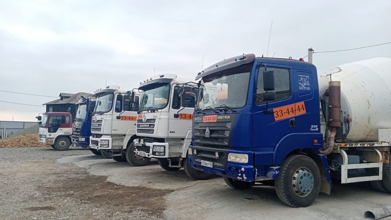 Автопарк миксеров SW-Бетон